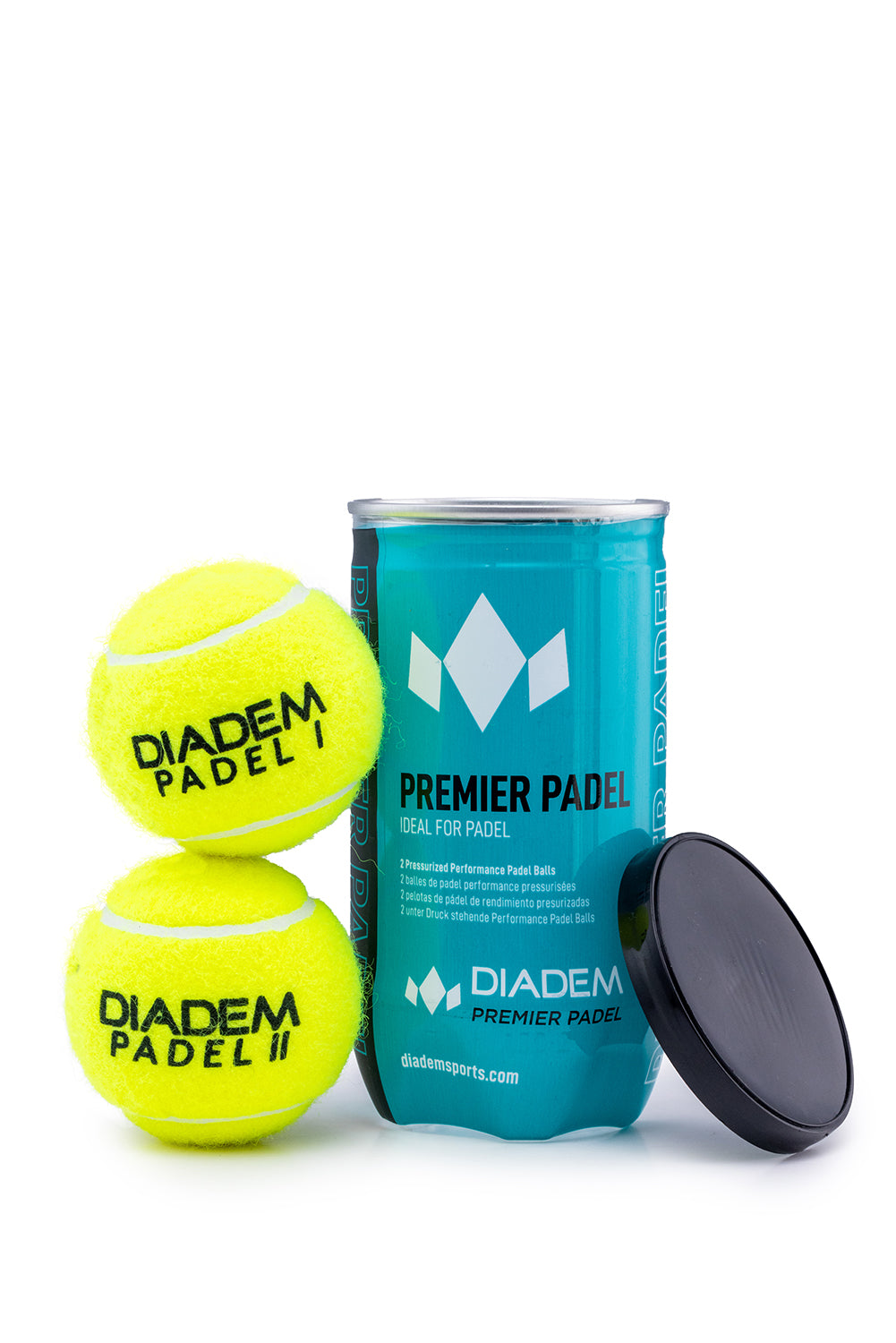 Diadem Premier Padel Ball (2-Ball Can) — Diadem pickleball product photo