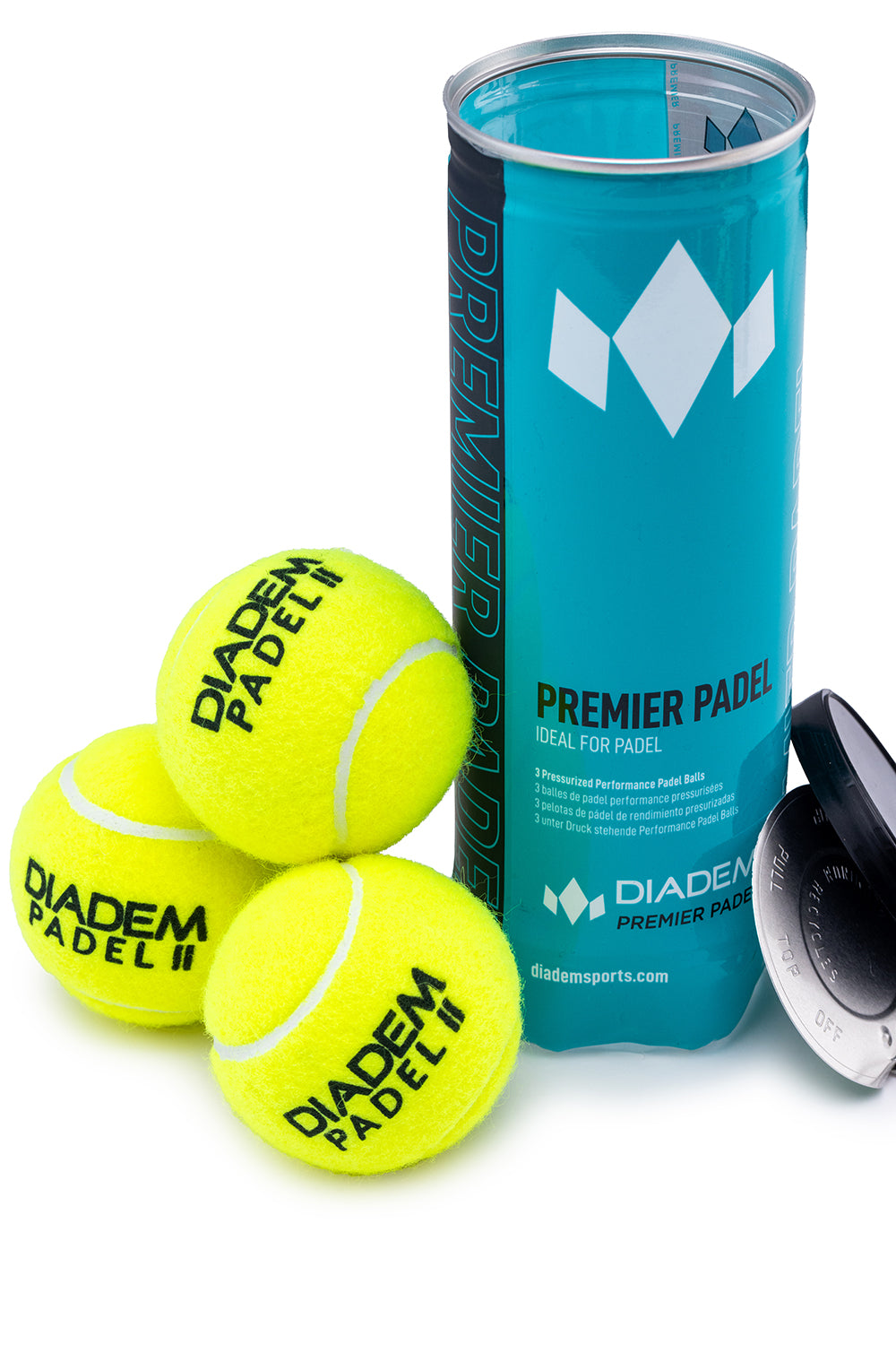 Diadem Premier Padel Ball (3-Ball Can) — Diadem pickleball product photo