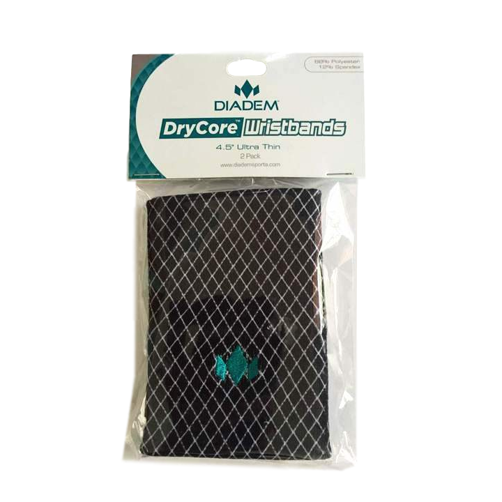 DryCore Wristbands - Double — Diadem pickleball product photo